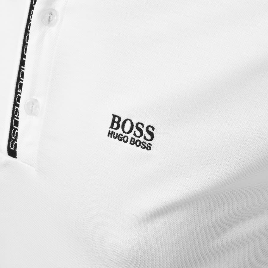 Alternative Image for ProductBOSS Athleisure Paule 4 Jersey Polo T Shirt White3